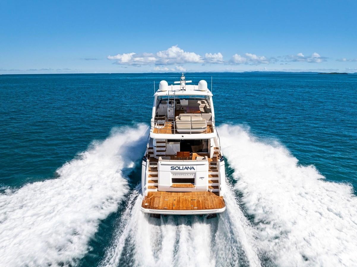 a boat on the water aboard SOLIANA Yacht for Sale