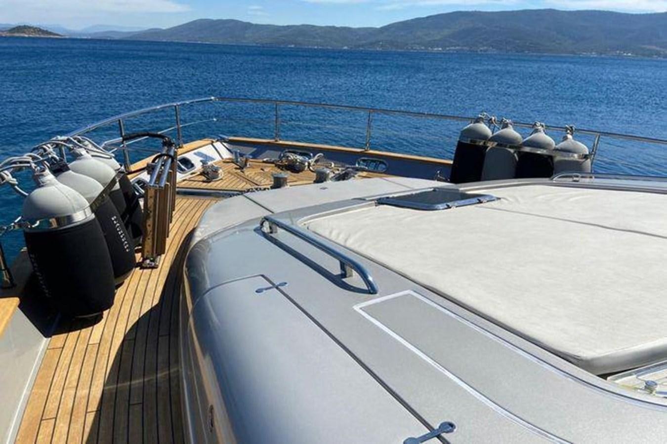 a boat on the water aboard RIVA 85 OPERA SUPER Yacht for Sale