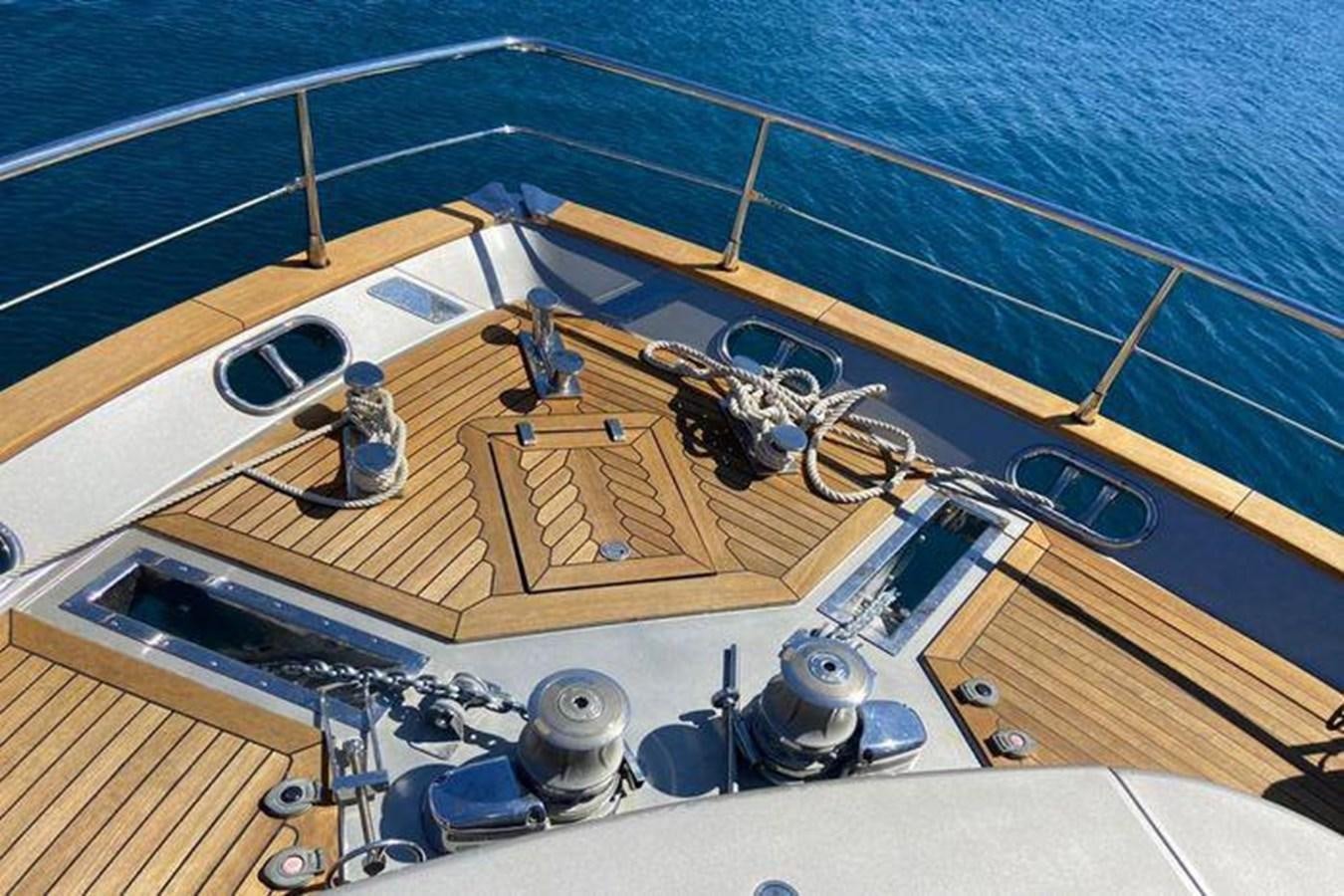 a wooden boat with a metal frame aboard RIVA 85 OPERA SUPER Yacht for Sale