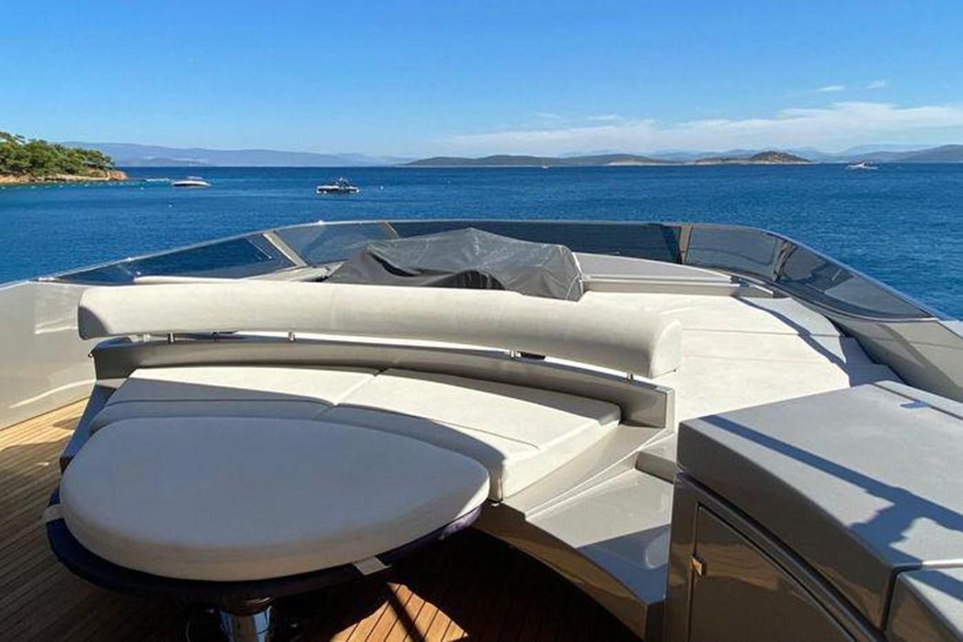 a boat on the water aboard RIVA 85 OPERA SUPER Yacht for Sale