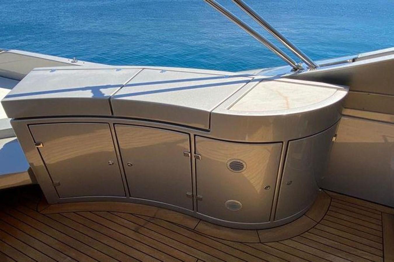 a boat on the water aboard RIVA 85 OPERA SUPER Yacht for Sale