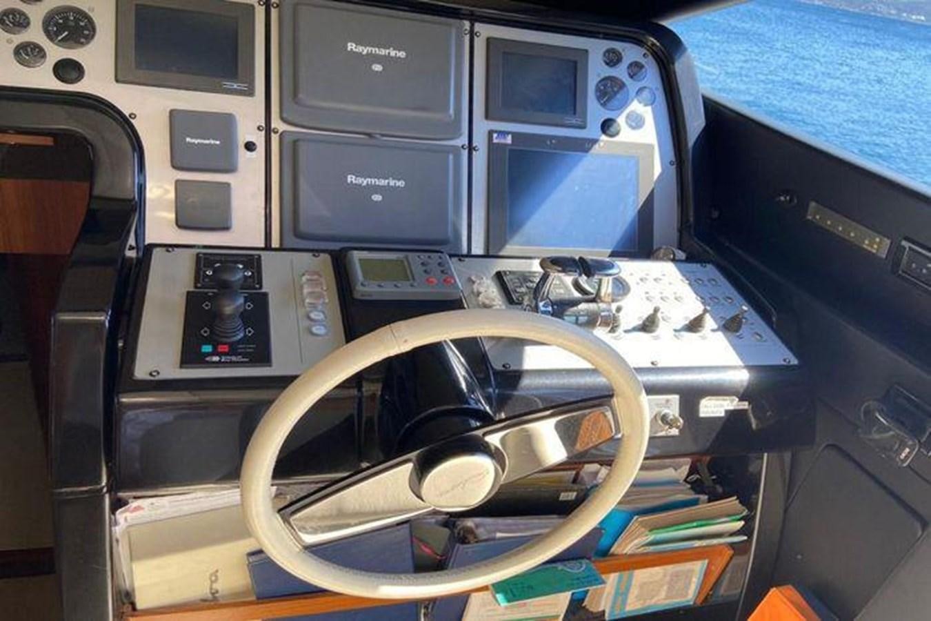 the inside of a car aboard RIVA 85 OPERA SUPER Yacht for Sale