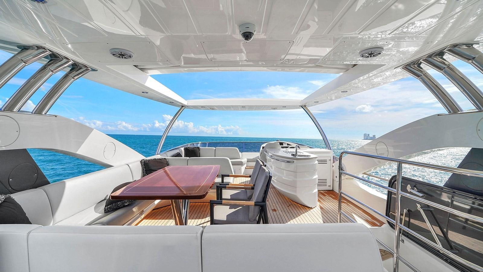 inside of a boat aboard M4 Yacht for Sale