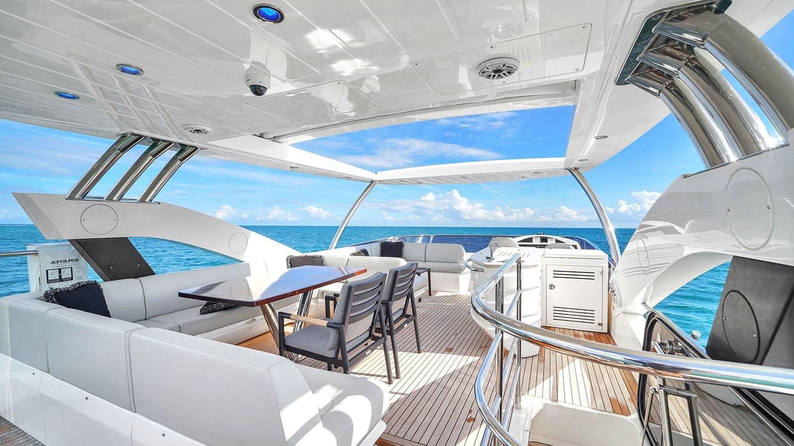 inside of a boat aboard M4 Yacht for Sale