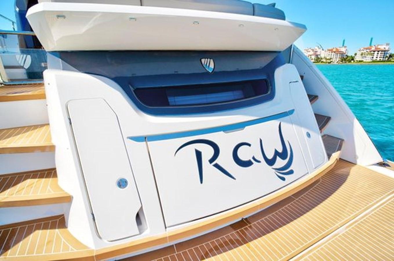a boat on the water aboard 2021 FAIRLINE SQUADRON 68 Yacht for Sale
