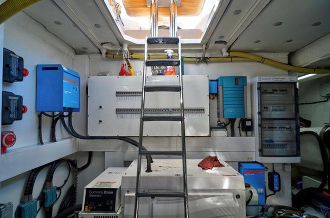 a room with several machines aboard 2021 FAIRLINE SQUADRON 68 Yacht for Sale