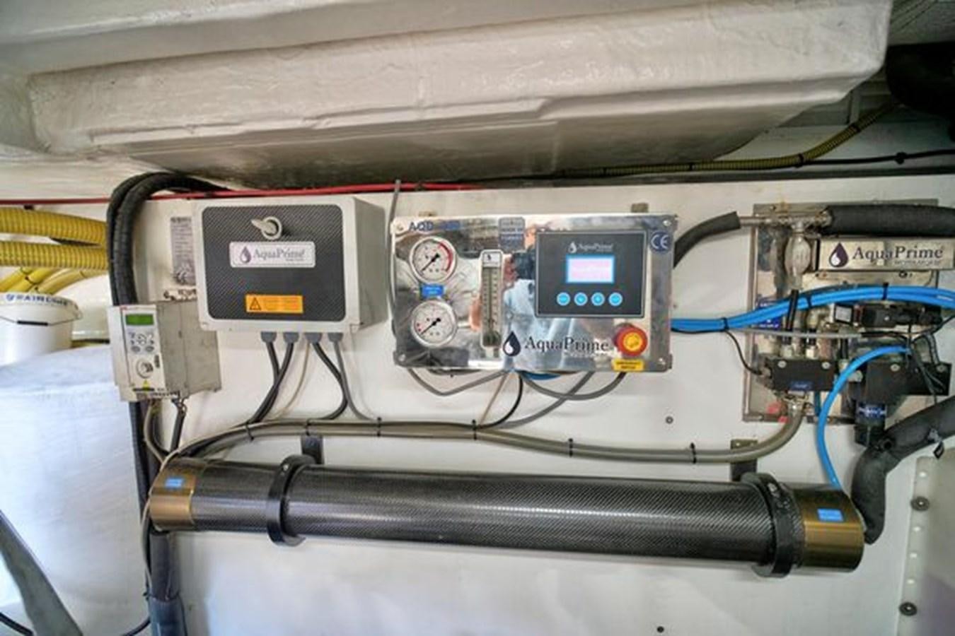 a close-up of a computer aboard 2021 FAIRLINE SQUADRON 68 Yacht for Sale
