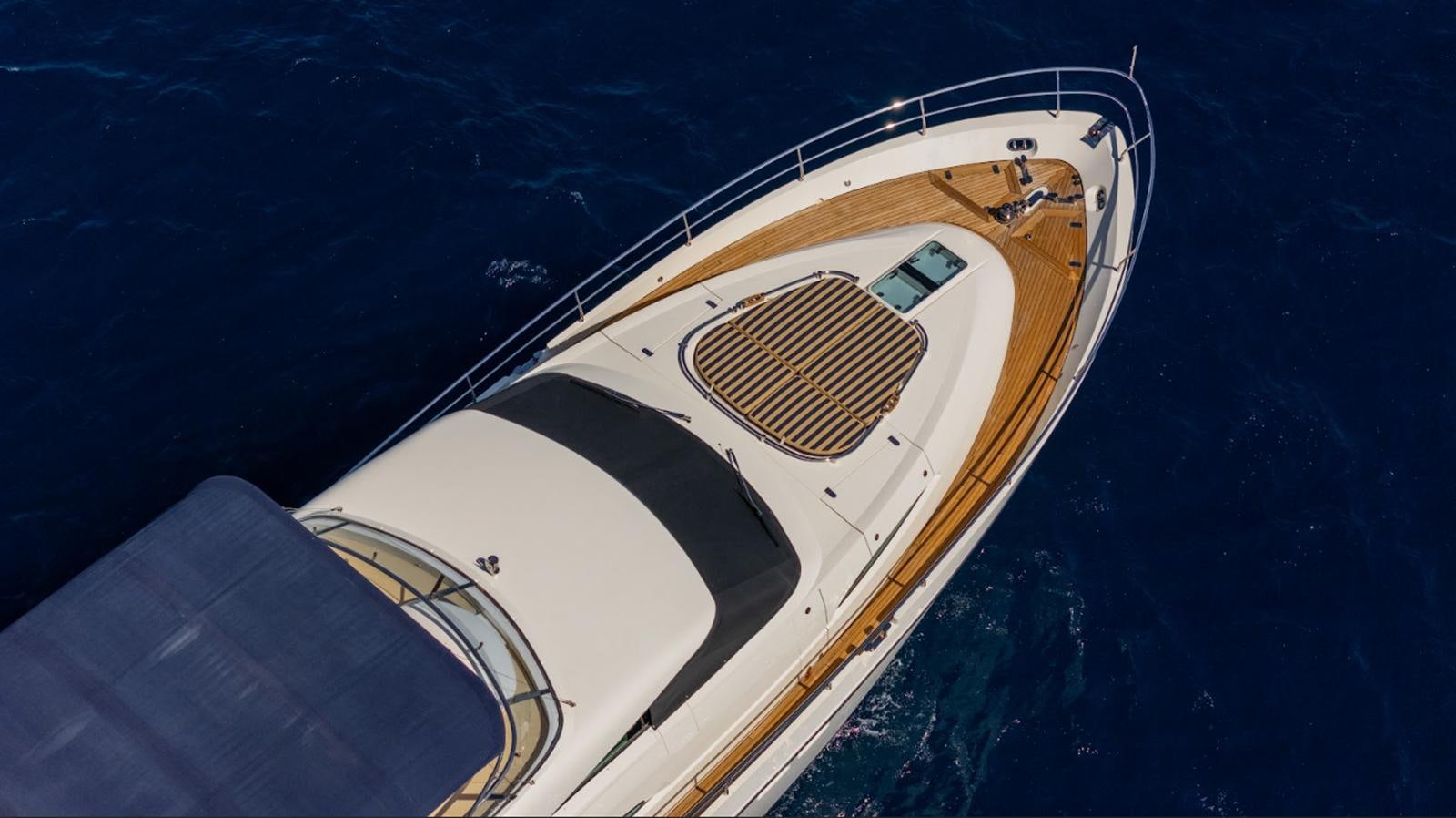 a space ship in outer space aboard FAIRLINE SQUADRON 70 - 2010 Yacht for Sale