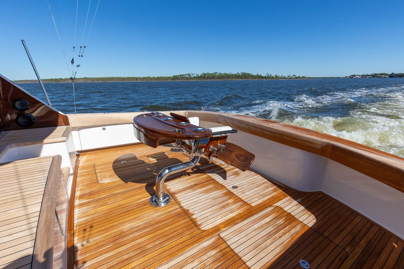 a boat on the water aboard TEAM HARVEY Yacht for Sale