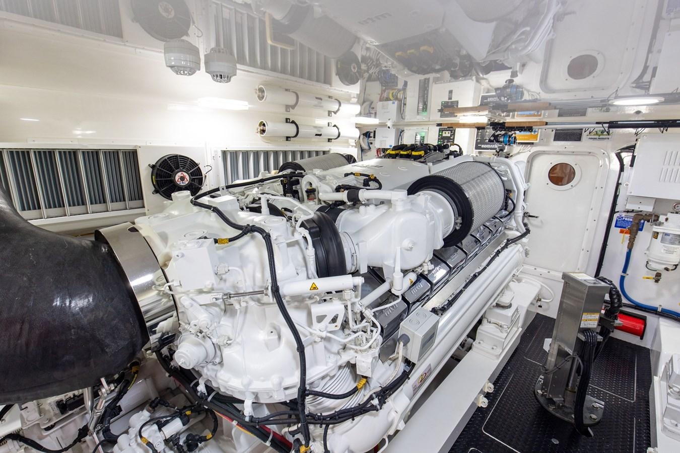 a machine with wires aboard TEAM HARVEY Yacht for Sale