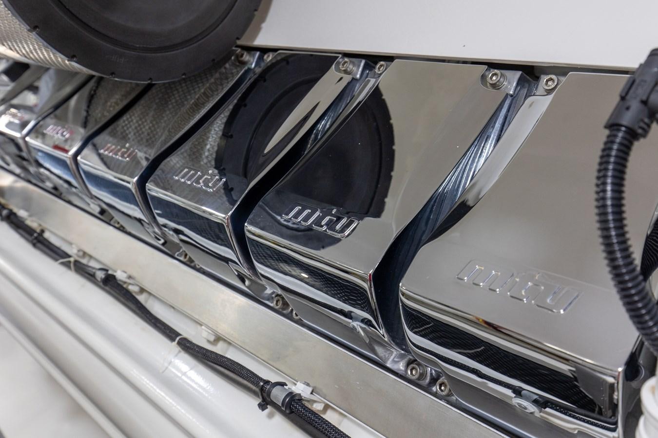 the front of a car aboard TEAM HARVEY Yacht for Sale