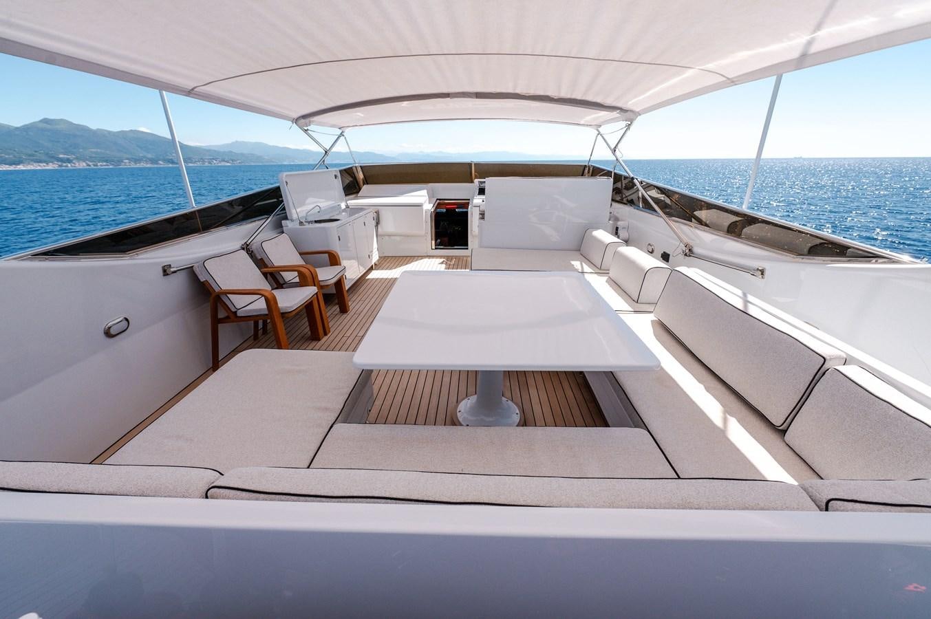 a boat on the water aboard VIS Yacht for Sale