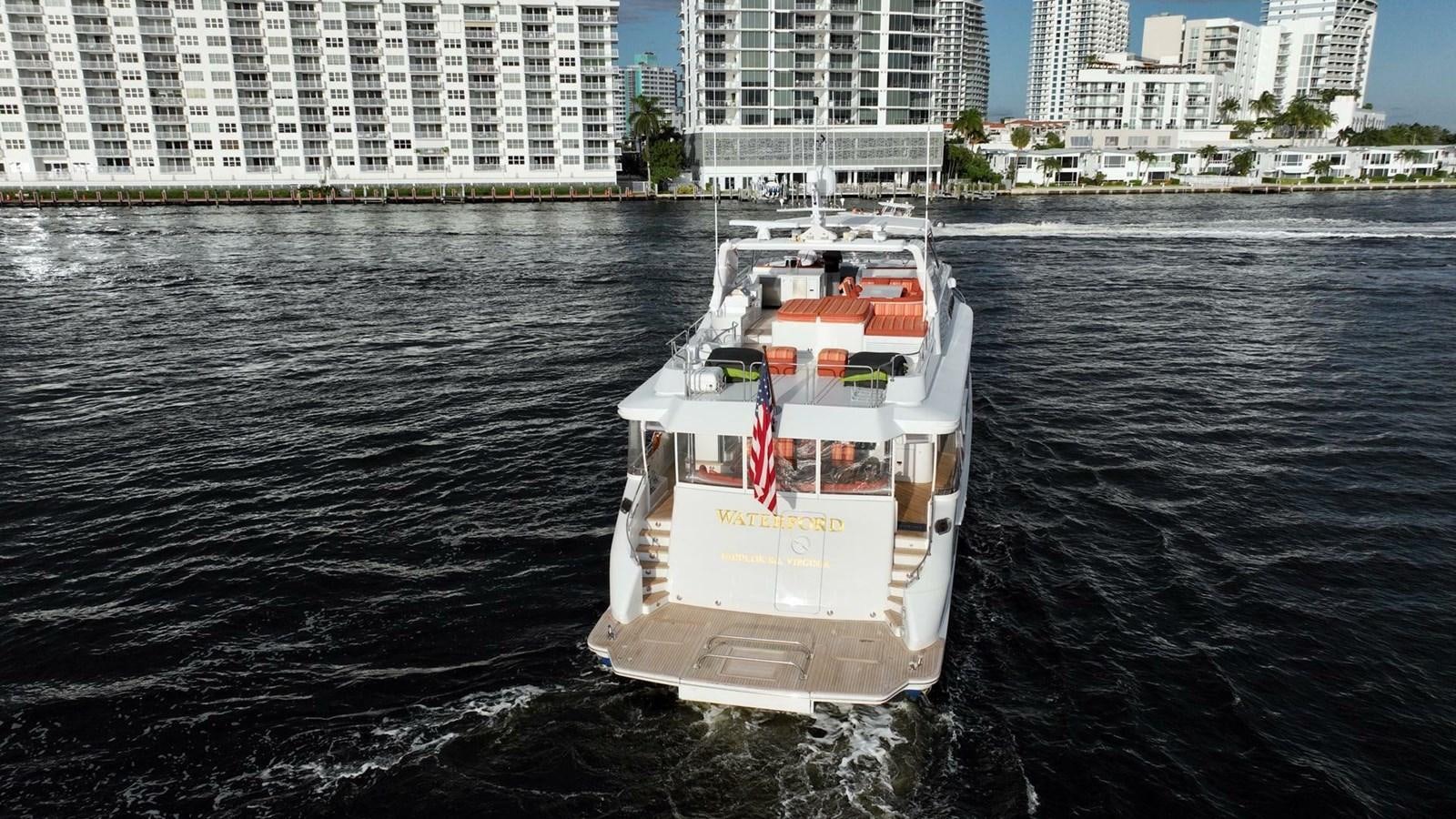 a boat in the water aboard WATERFORD Yacht for Sale