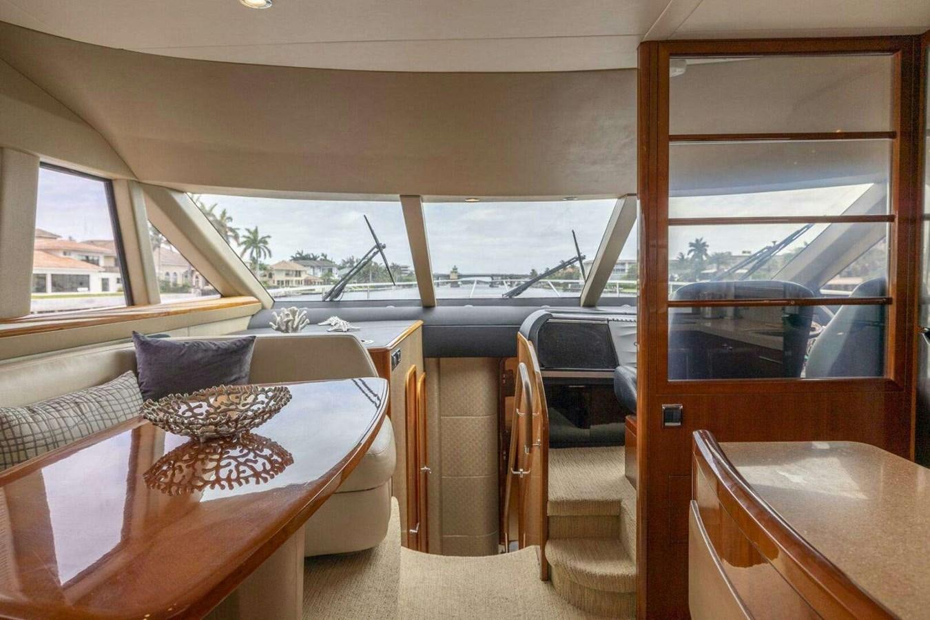 inside of a vehicle aboard TRINITY Yacht for Sale