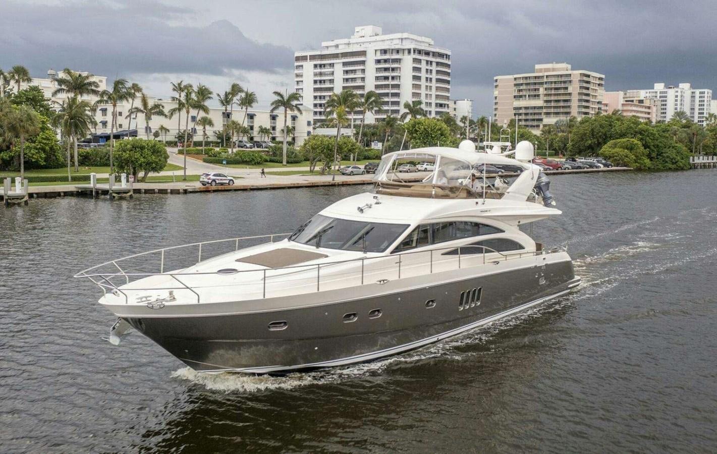 a boat on the water aboard TRINITY Yacht for Sale