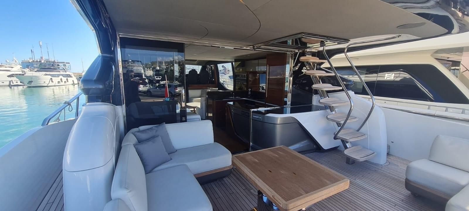 inside of a boat aboard ALEXANDRA II Yacht for Sale