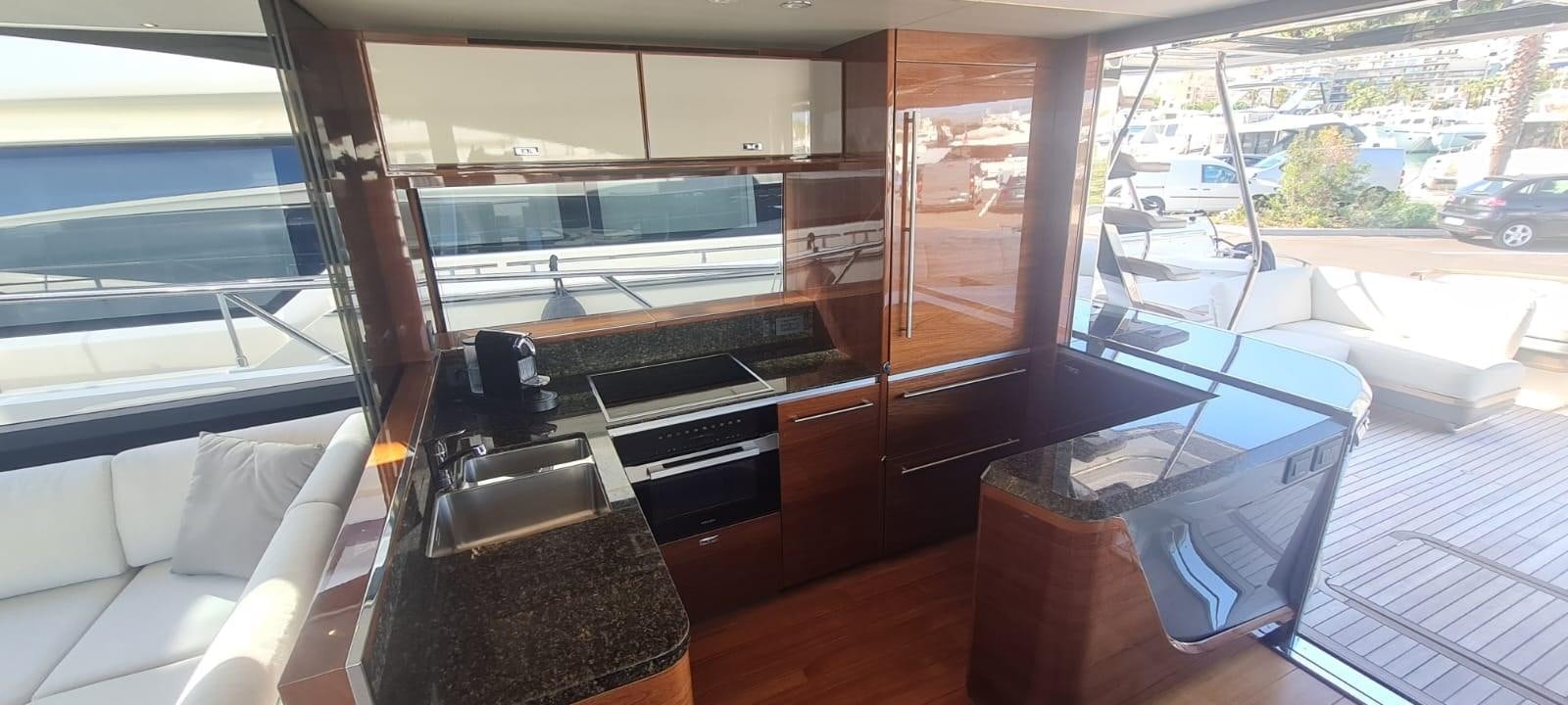inside of a vehicle aboard ALEXANDRA II Yacht for Sale