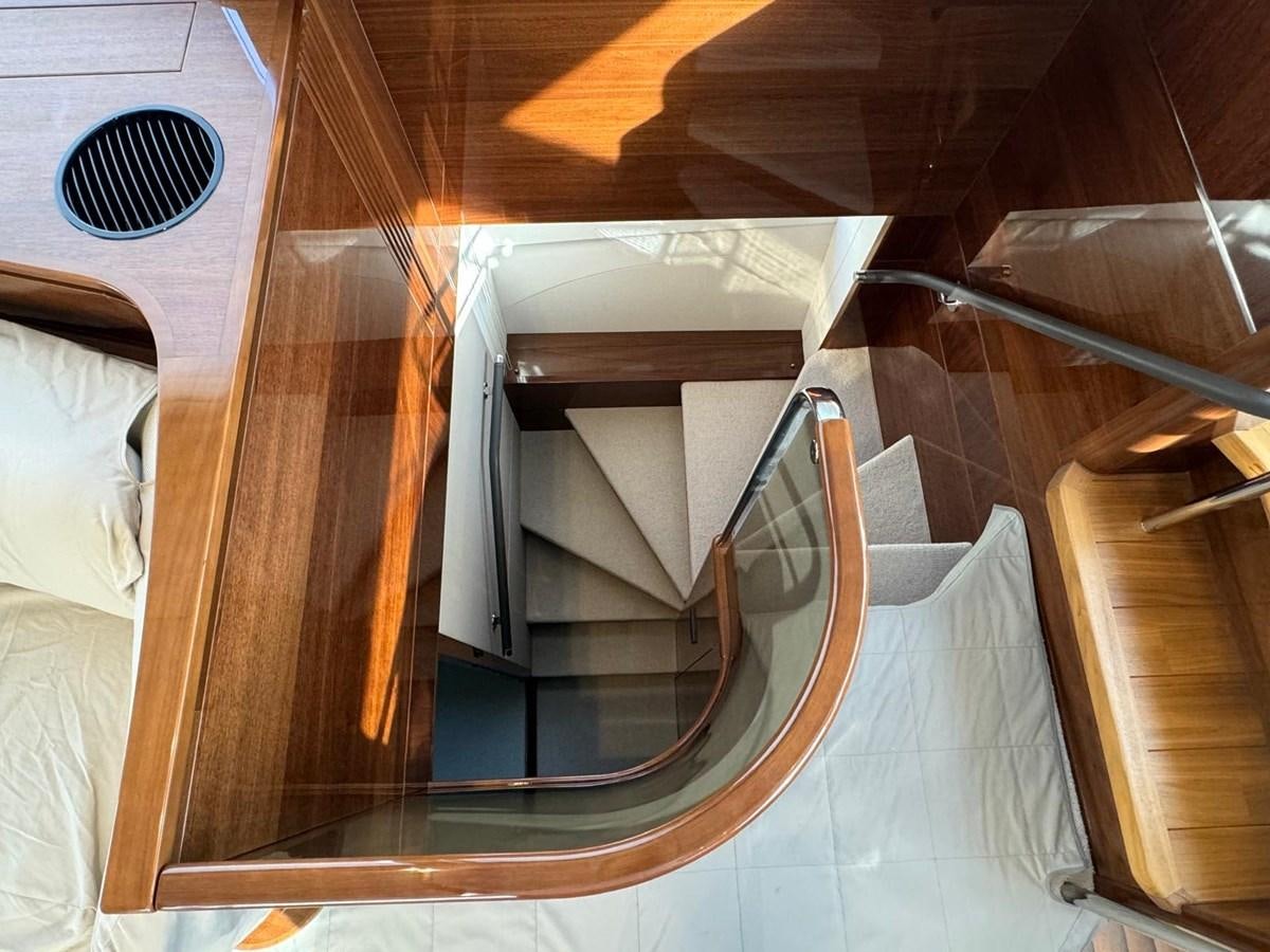 a wooden box with a lid aboard ALEXANDRA II Yacht for Sale