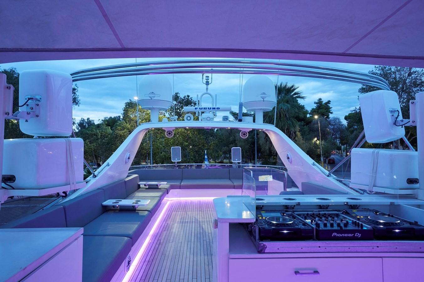 a close-up of a machine aboard LEOPARD 26 FLY Yacht for Sale