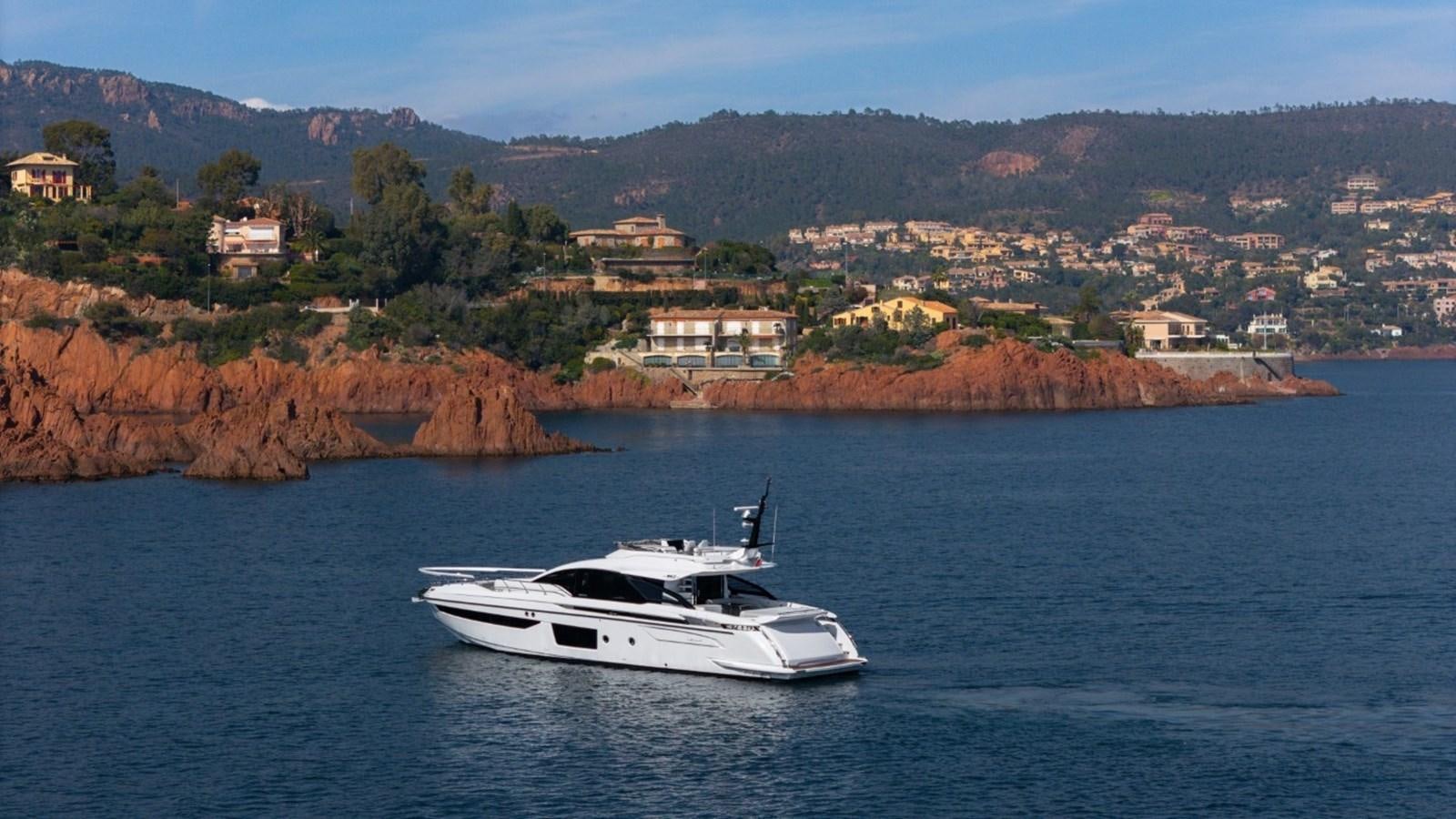 a boat in the water aboard KING LIAM Yacht for Sale