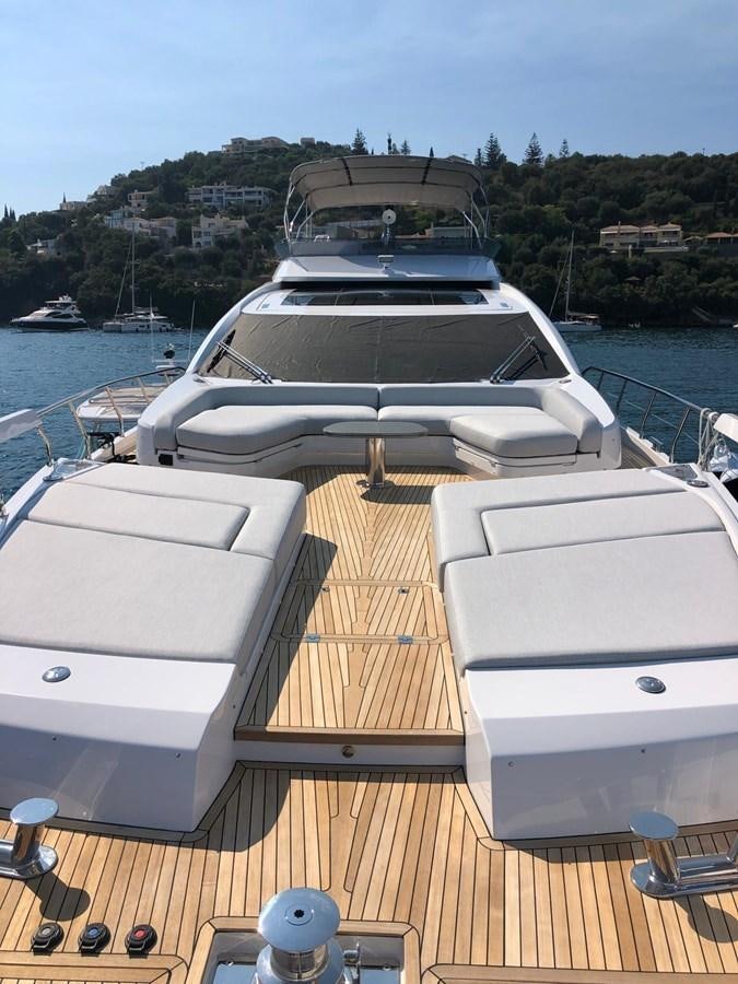 a boat on a deck aboard KING LIAM Yacht for Sale