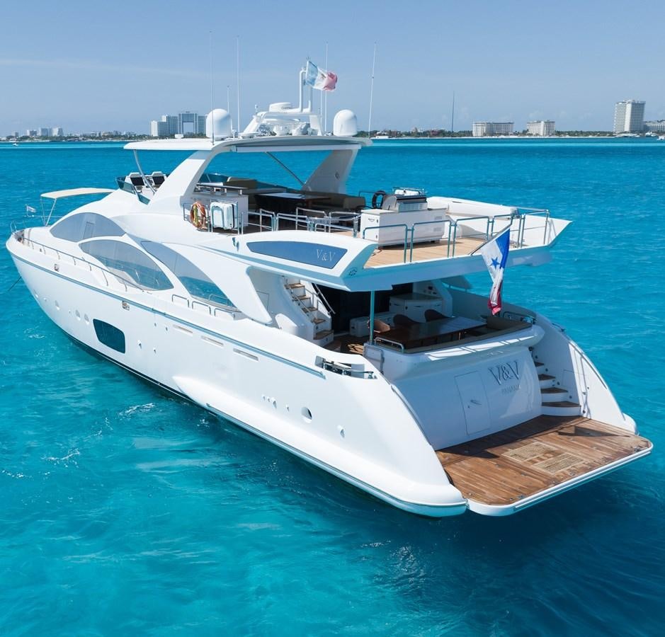 a boat on the water aboard V&V Yacht for Sale