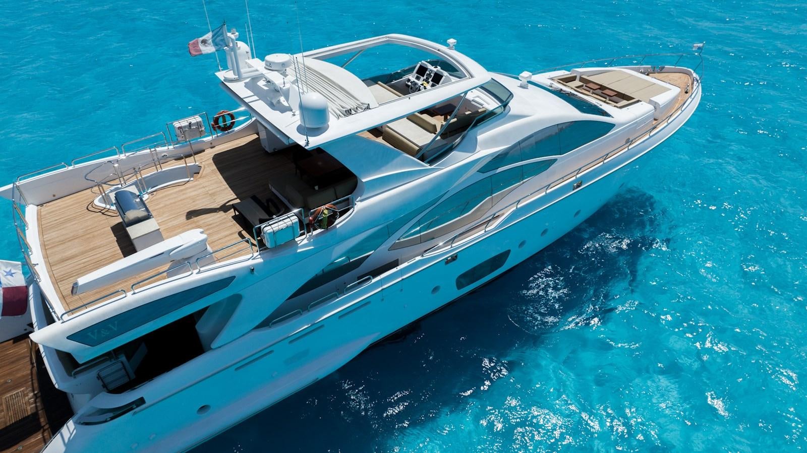 a boat on the water aboard V&V Yacht for Sale