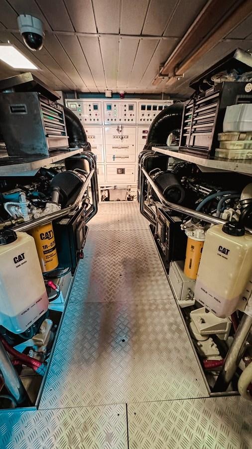 a room with machinery aboard V&V Yacht for Sale