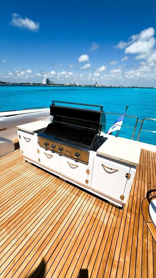 a boat on a deck aboard V&V Yacht for Sale