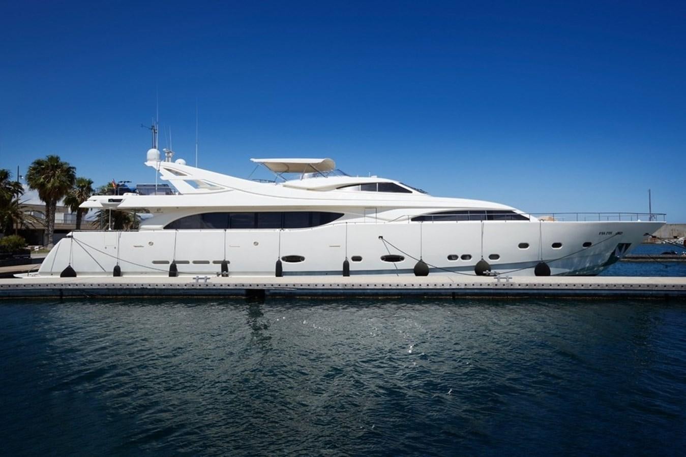 a white yacht in the water aboard CAMARIK Yacht for Sale