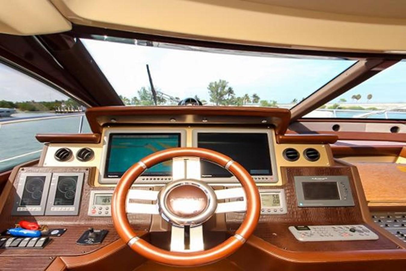 the inside of a car aboard 70 Yacht for Sale