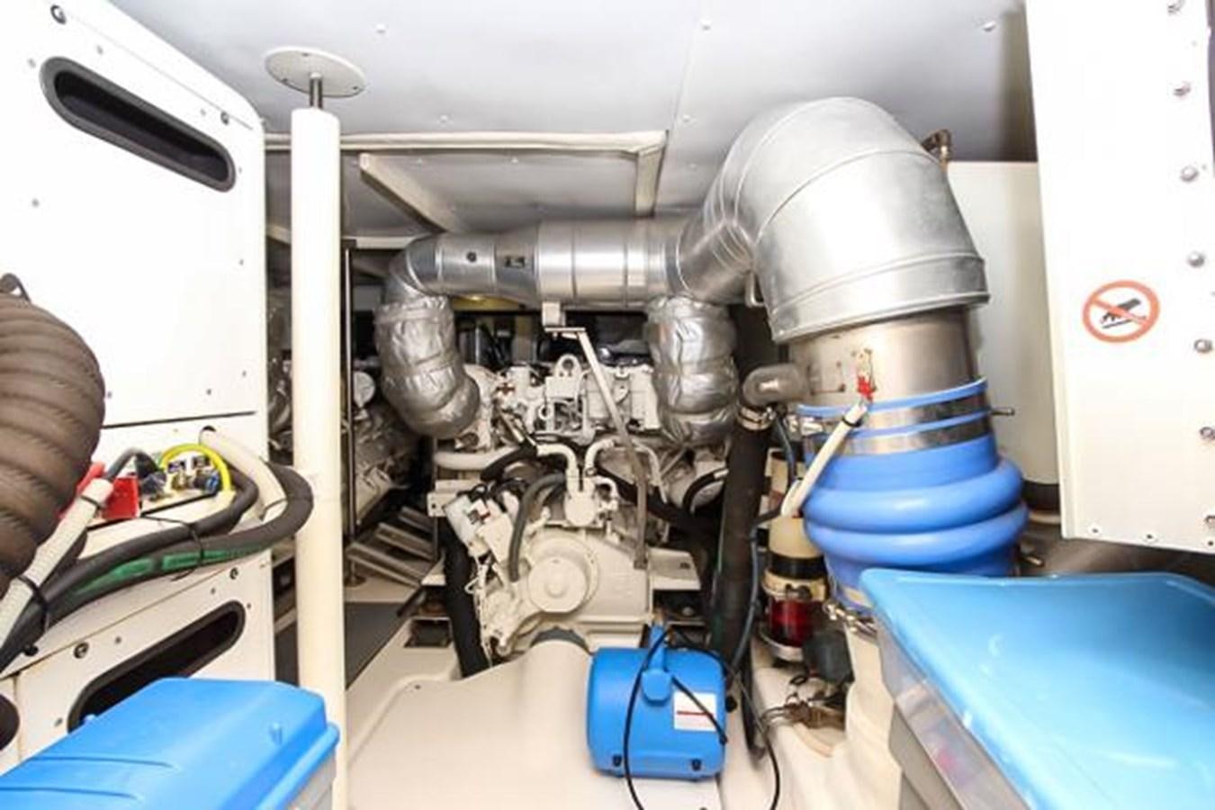 a machine with a large metal cylinder aboard 70 Yacht for Sale