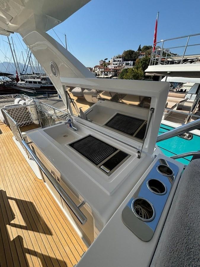 a deck of a boat aboard ATLANTIS OF LONDON Yacht for Sale