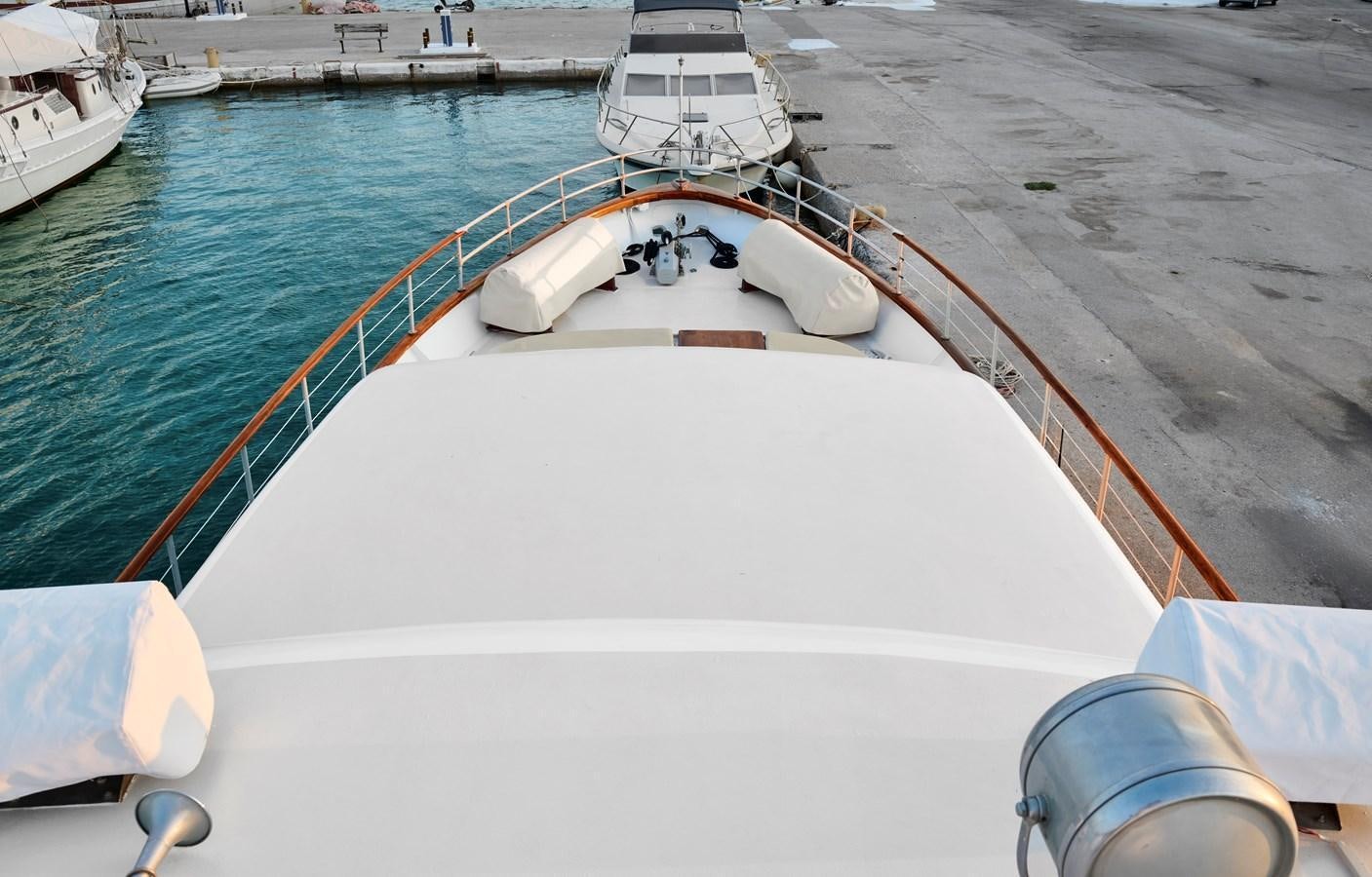 a boat on the water aboard PRINCESS SOFIA Yacht for Sale