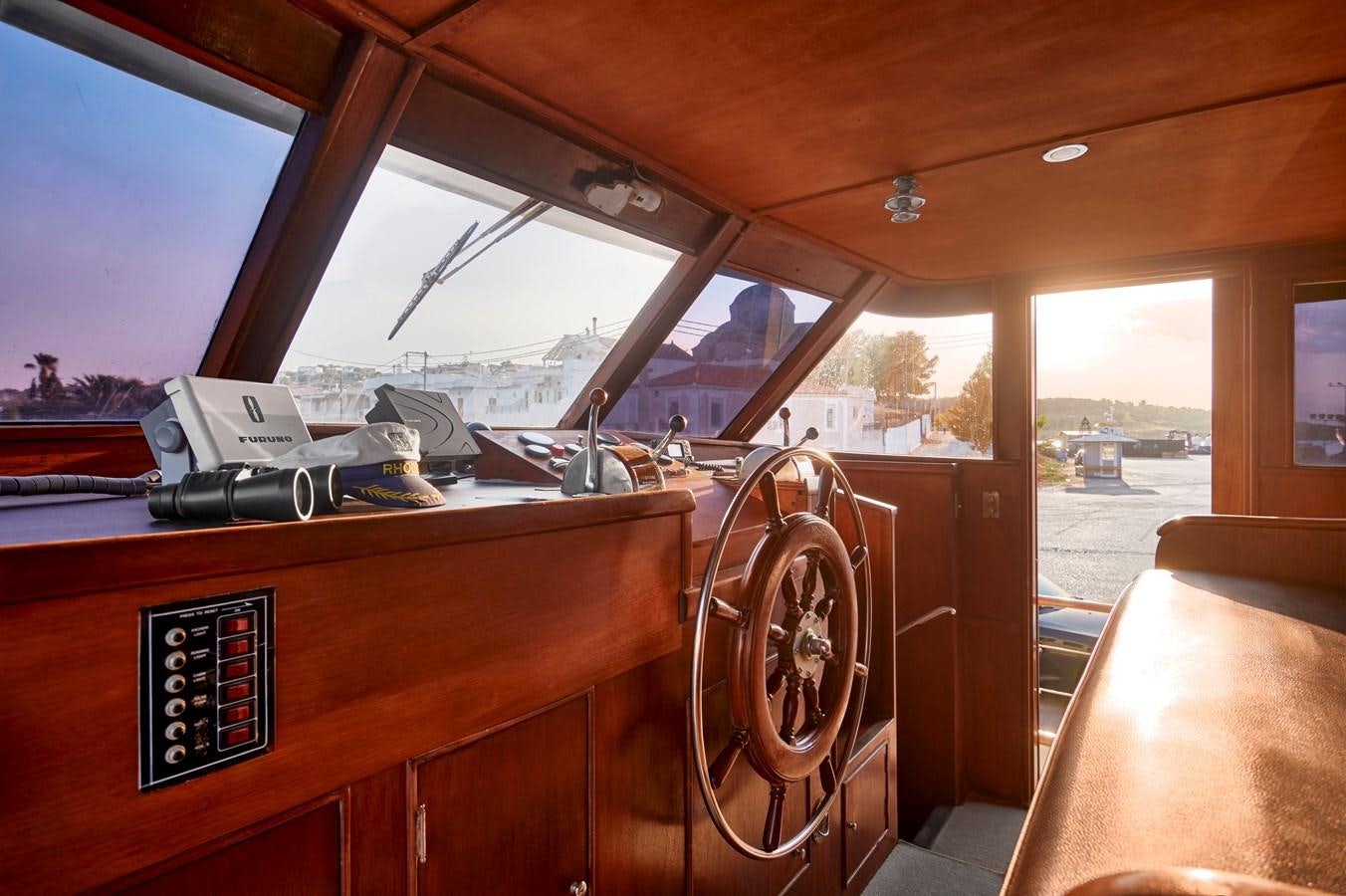 inside of a vehicle aboard PRINCESS SOFIA Yacht for Sale