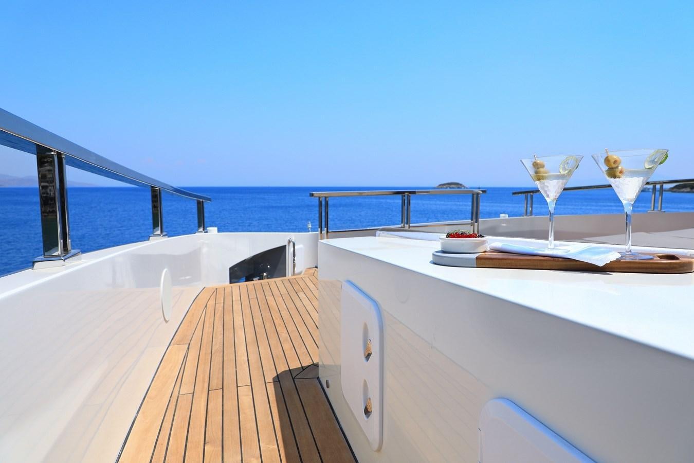 a boat on the water aboard TORTURA Yacht for Sale