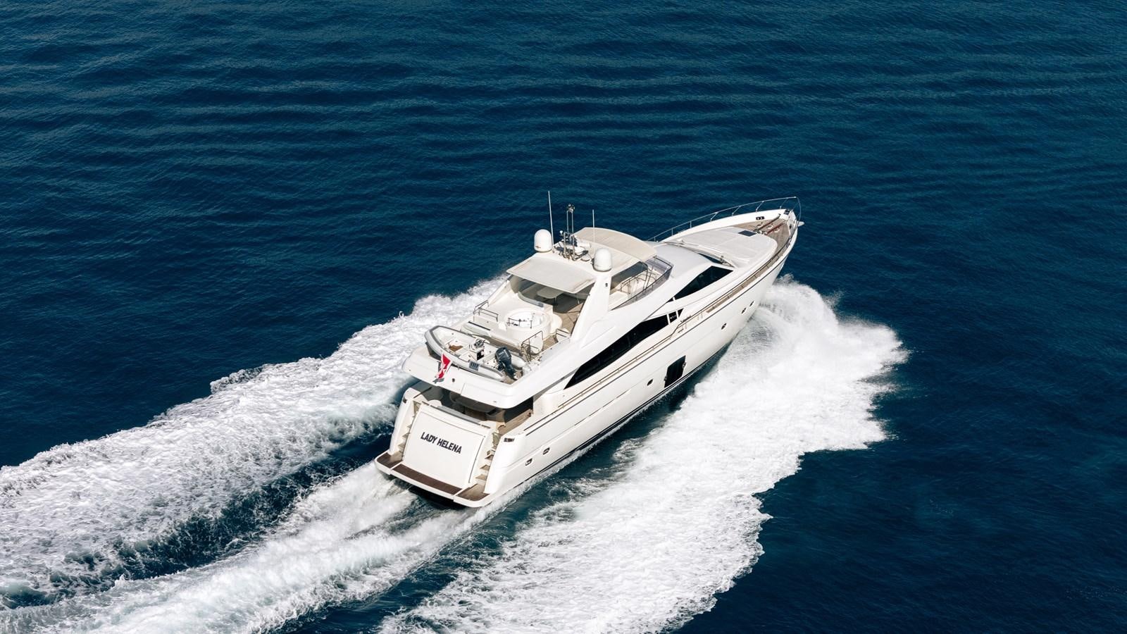 a ship in the water aboard LADY HELENA Yacht for Sale