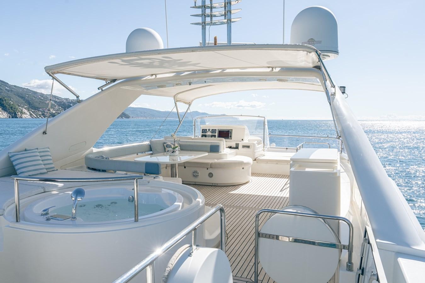 a boat on the water aboard LADY HELENA Yacht for Sale