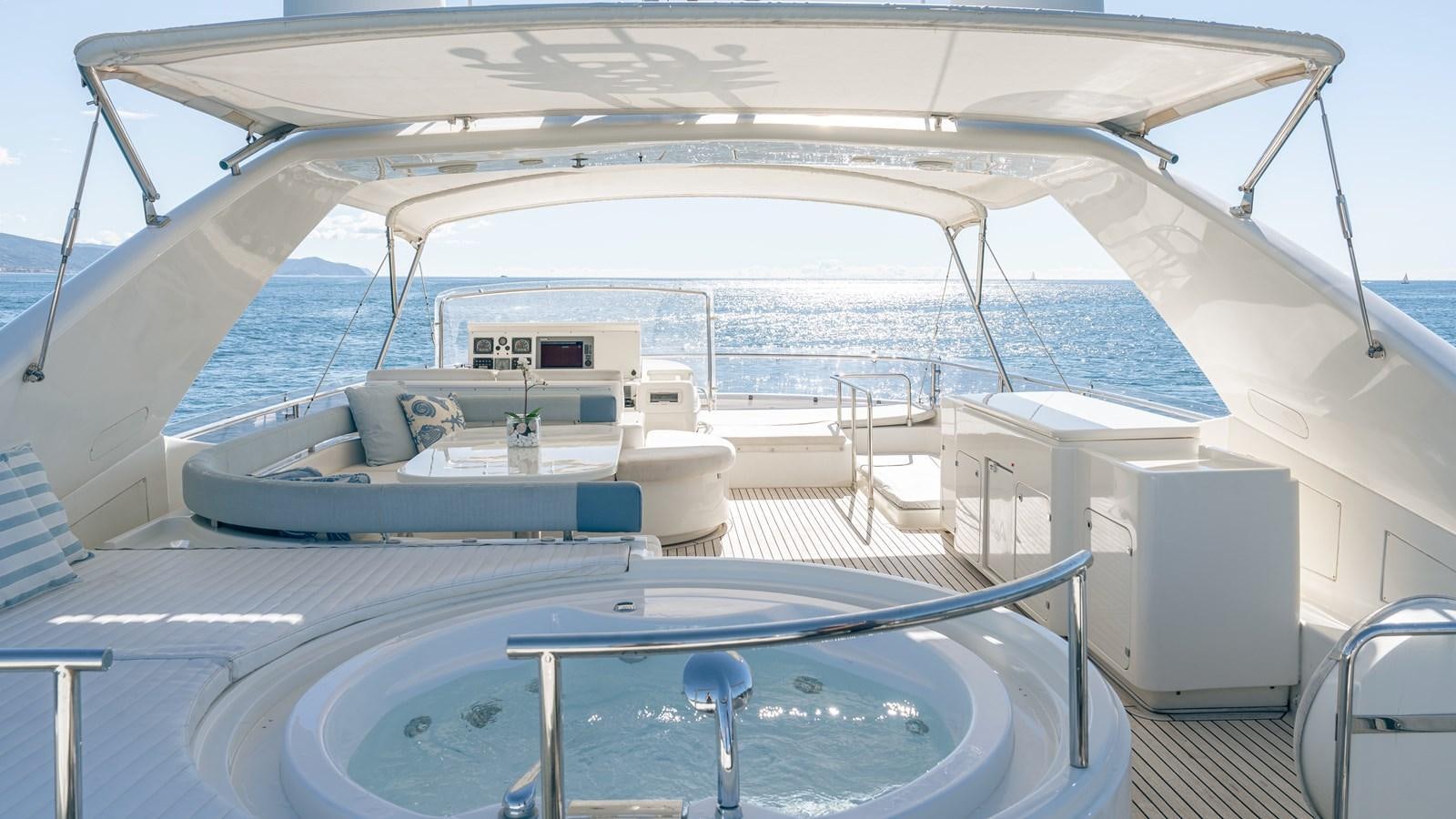 a boat on the water aboard LADY HELENA Yacht for Sale