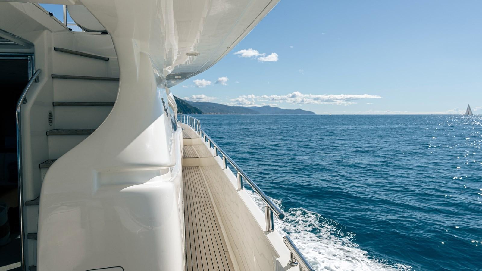 a boat on the water aboard LADY HELENA Yacht for Sale