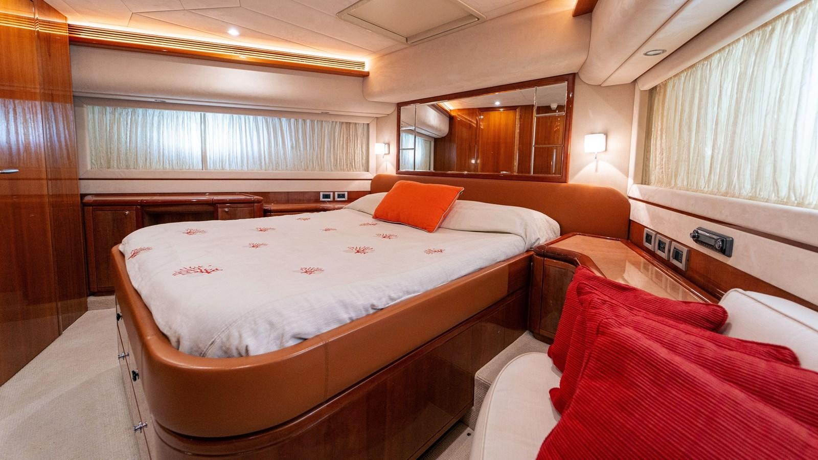 a room with two beds aboard LADY HELENA Yacht for Sale