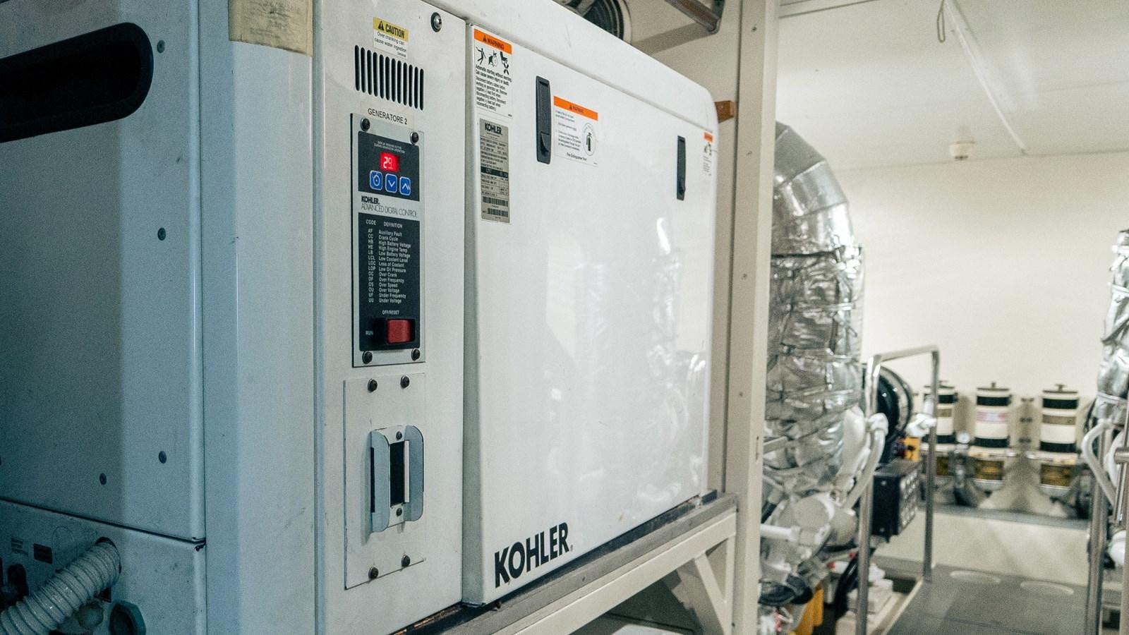 a machine with a screen aboard LADY HELENA Yacht for Sale