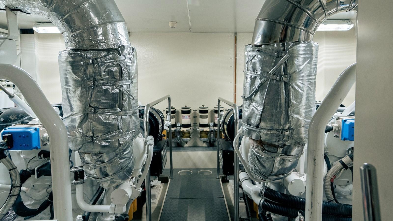 a room with several machines aboard LADY HELENA Yacht for Sale