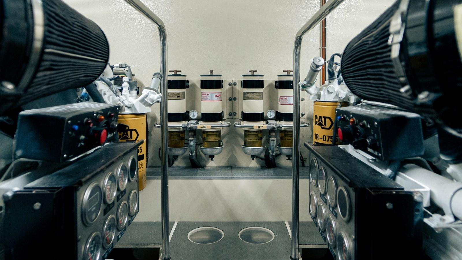 a close-up of a machine aboard LADY HELENA Yacht for Sale