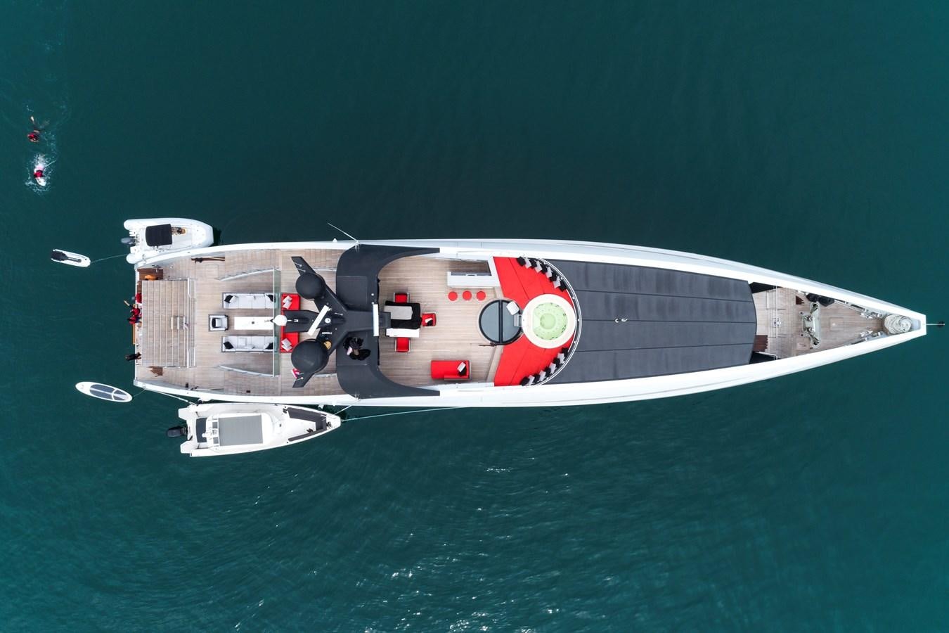 a space shuttle on a body of water aboard OCEAN EMERALD Yacht for Sale