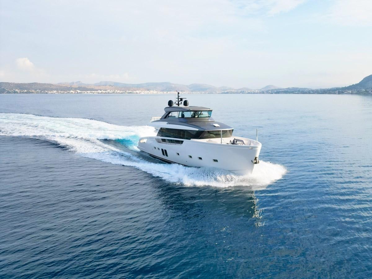 a boat on the water aboard LOVE IS IN THE AIR Yacht for Sale