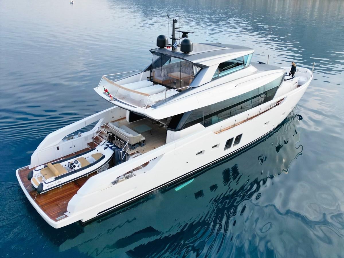 a boat in the water aboard LOVE IS IN THE AIR Yacht for Sale