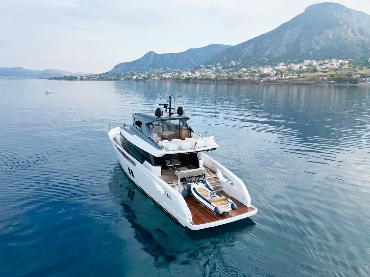 a boat on the water aboard LOVE IS IN THE AIR Yacht for Sale