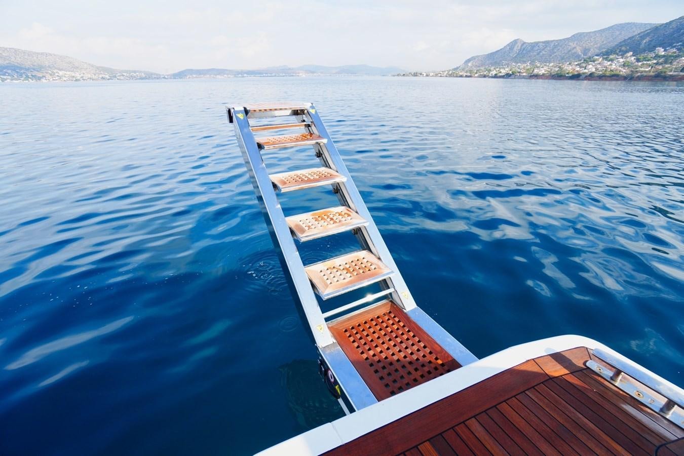 a boat on the water aboard LOVE IS IN THE AIR Yacht for Sale