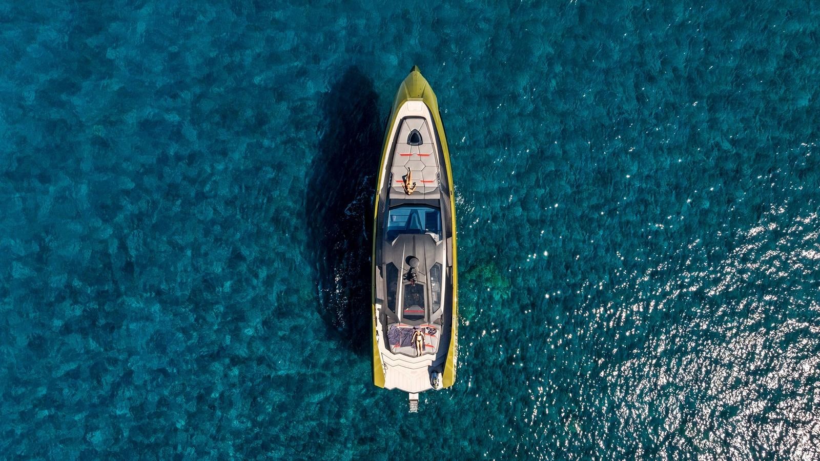 a boat in the water aboard FAST ONE Yacht for Sale